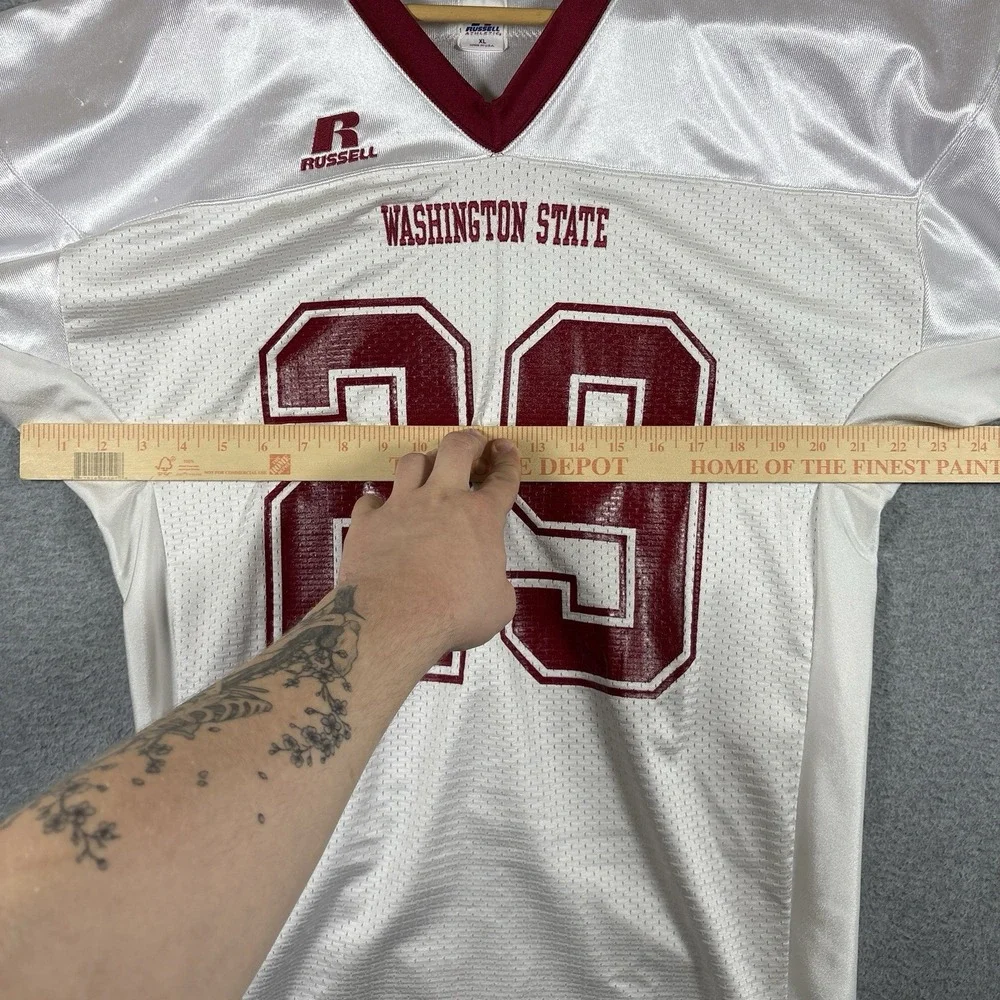 VTG 90s Russell Athletic Washington State Cougars Jersey XL USA Made Maddox 29